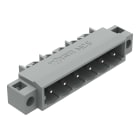Wago Contact - Connecteur mâle THT 1.2 x 1.2 mm solder pin Coudé, gris