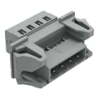 Wago Contact - Connect male CC 5mm 4p snap-in gris