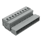 Wago Contact - Connecteur mâle Cage Clamp 9 pôles / Pas 5 mm / Gris