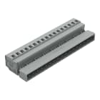 Wago Contact - Connecteur mâle Cage Clamp 17 pôles / Pas 5 mm / Gris