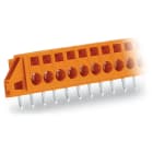 Wago Contact - Barrette a bornes traversante pour 1 conducteur,avec bride de fixation traversan