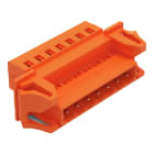 Wago Contact - Sl cc 5,08mm 7-p. orange m. snap-in