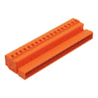 Wago Contact - Connecteur mâle Cage Clamp 18 pôles / Pas 5,08 mm / Orange