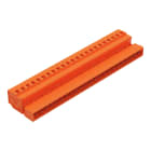 Wago Contact - Connecteur mâle Cage Clamp 23 pôles / Pas 5,08 mm / Orange