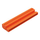 Wago Contact - Connecteur mâle Cage Clamp 24 pôles / Pas 5,08 mm / Orange