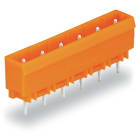 Wago Contact - Connecteurs mâles avec broches à souder 1,2 x 1,2 droite,avec parois latérales,