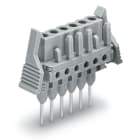 Wago Contact - Female connector for rail-mount terminal Droit, gris