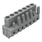 Wago Contact - Connecteur femelle THT 0.6 x 1.0 mm solder pin Droit, gris