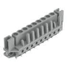 Wago Contact - Connecteur femelle THT 0.6 x 1.0 mm solder pin Droit, gris
