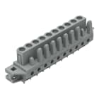 Wago Contact - Connecteur femelle THT 0.6 x 1.0 mm solder pin Droit, gris