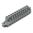 Wago Contact - Connecteur femelle THT 0.6 x 1.0 mm solder pin Droit, gris