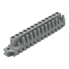 Wago Contact - Connecteur femelle THT 0.6 x 1.0 mm solder pin Droit, gris