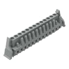 Wago Contact - Connecteur femelle THT 0.6 x 1.0 mm solder pin Droit, gris