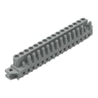 Wago Contact - Connecteur femelle THT 0.6 x 1.0 mm solder pin Droit, gris
