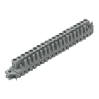 Wago Contact - Connecteur femelle THT 0.6 x 1.0 mm solder pin Droit, gris