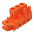 Wago Contact - Connecteur femelle droit 5,08 mm 3 POL/ BRIDE