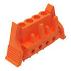 Wago Contact - Connecteur femelle THT 0.6 x 1.0 mm solder pin Droit, orange