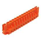 Wago Contact - Connecteur femelle THT 0.6 x 1.0 mm solder pin Droit, orange