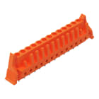 Wago Contact - Connecteur femelle THT 0.6 x 1.0 mm solder pin Droit, orange