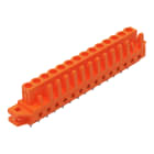 Wago Contact - Connecteur femelle THT 0.6 x 1.0 mm solder pin Droit, orange
