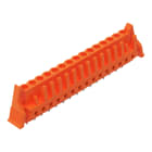 Wago Contact - Connecteur femelle THT 0.6 x 1.0 mm solder pin Droit, orange