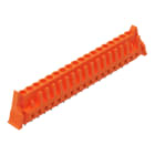 Wago Contact - Connecteur femelle THT 0.6 x 1.0 mm solder pin Droit, orange