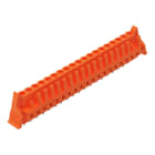 Wago Contact - Connecteur femelle THT 0.6 x 1.0 mm solder pin Droit, orange