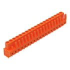 Wago Contact - Connecteur femelle THT 0.6 x 1.0 mm solder pin Droit, orange