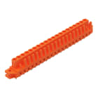 Wago Contact - Connecteur femelle THT 0.6 x 1.0 mm solder pin Droit, orange