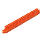 Wago Contact - Connecteur femelle THT 0.6 x 1.0 mm solder pin Droit, orange