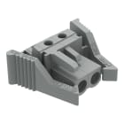 Wago Contact - Connecteur femelle THT 0.6 x 1.0 mm solder pin Coudé, gris