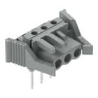 Wago Contact - Female connector for rail-mount terminal Coudé, gris