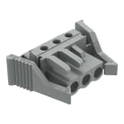 Wago Contact - Connecteur femelle THT 0.6 x 1.0 mm solder pin Coudé, gris