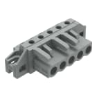 Wago Contact - Connecteur femelle THT 0.6 x 1.0 mm solder pin Coudé, gris