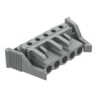 Wago Contact - Connecteur femelle THT 0.6 x 1.0 mm solder pin Coudé, gris