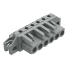 Wago Contact - Connect fem CI 5mm 6 p/br coude/gris