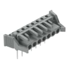 Wago Contact - Female connector for rail-mount terminal Coudé, gris