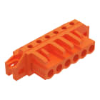 Wago Contact - Connecteur femelle 5,08 mm 6 pôles /BR FIX Orange