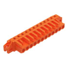 Wago Contact - Connecteur femelle THT 0.6 x 1.0 mm solder pin Coudé, orange