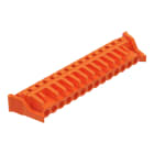 Wago Contact - Connecteur femelle THT 0.6 x 1.0 mm solder pin Coudé, orange