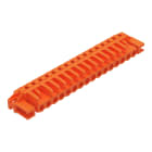 Wago Contact - Connecteur femelle THT 0.6 x 1.0 mm solder pin Coudé, orange