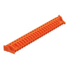 Wago Contact - Connecteur femelle THT 0.6 x 1.0 mm solder pin Coudé, orange
