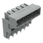 Wago Contact - Connecteur mâle à plusieurs étages THT 1.0 x 1.0 mm solder pin Coudé, gris