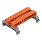 Wago Contact - Connecteur mâles de report avec pieds de montage,broche 1,2 x 1,2,pas 5,08 mm, 2