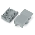 Wago Contact - Boîtier décharge traction encliquetable, 2 pôles / pas 7.5 mm/ Gris
