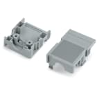 Wago Contact - Boîtier décharge traction encliquetable, 3 pôles / pas 7.5 mm/ Gris