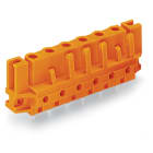 Wago Contact - Connecteur femelle THT 0.6 x 1.0 mm solder pin Droit, orange