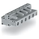 Wago Contact - Connecteur femelle THT 0.6 x 1.0 mm solder pin Coudé, gris