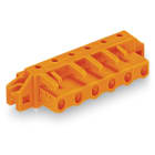 Wago Contact - Connecteur femelle THT 0.6 x 1.0 mm solder pin Coudé, orange