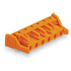 Wago Contact - Connecteur femelle THT 0.6 x 1.0 mm solder pin Coudé, orange